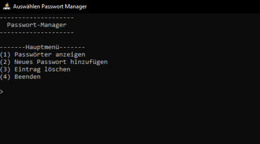 Projekt Screenshot